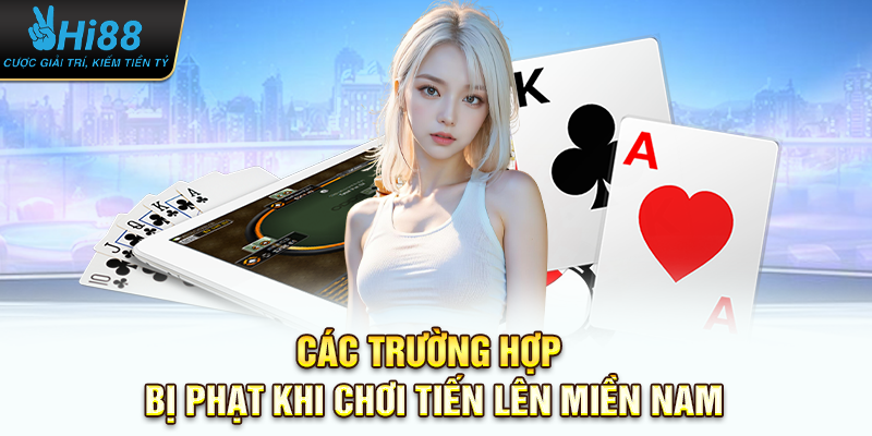 Các trường hợp bị phạt khi chơi tiến lên miền nam